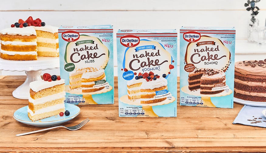 Dr Oetker Naked Cake Probierpakete Sichern Produktproben